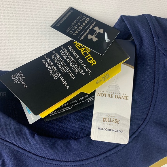 Under Armour Notre Dame Fighting Irish Navy M - Picture 4 of 8